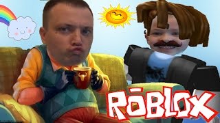 ПРИВЕТ СОСЕД бросаем соседа как хотим и кормим акулу ROBLOX Hello Neighbor alpha