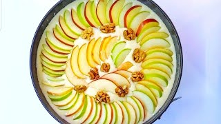 ?ASAN VƏ OLDUQCA DADLI ALMALI PİROQ RESEPTİ.?ELMALI KEK TARİFİ.DADLI SİRNİYYATIN HAZIRLANMASİ