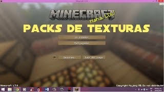 Como Descargar E Instalar Un Paquete De Texturas En Minecraft 1.7.5 / 1.7.9/1.8/1.9 2016