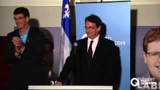 «Le PQ est de retour dans la belle et grande région de Québec!» - Pierre Karl Péladeau