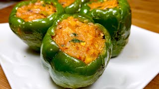 भरवा शिमला मिर्च आलू की टेस्टी सब्ज़ी | Shimla Mirch with Aloo stuffing | Stuffed Capsicum Potato