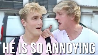 Jake Paul annoying Logan Paul Compilation