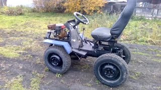 Самодельный трактор из ЛуАЗа