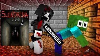 Monster School : SCARY SLENDRINA THE CELLAR CHALLENGE - Minecraft Animation