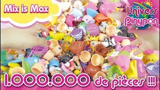 Des milliers de pièces pour changer le look des figurines Pinypon à l'infini !