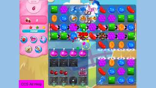 Candy Crush Saga Level 3214 16 moves NO BOOSTERS Cookie
