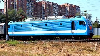 Электровоз ЭП1М-595 с поездом №231 Ейск — Москва