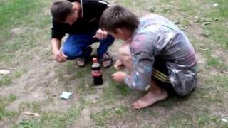 Кока-кола и ментос - это ядерный взрыв