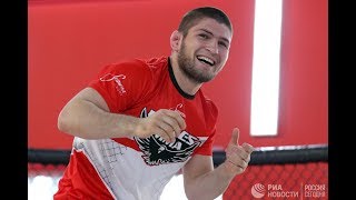 Встреча Хабиба Нурмагомедова с фанатами в Махачкале