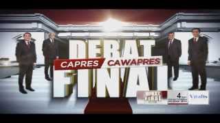 Debat Final Capres - Cawapres (Indonesia's Presidential Candidates' Debate, Final Round)