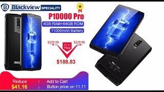 BEST Blackview P10000 Pro Smartphone 5 99 In Cell FHD+ MT6763 Octa Core 11000mAh