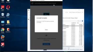 Uninstall Adobe Photoshop CC 2017 on Windows 10 Creators Update