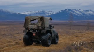 Вездеход "Сокол". Испытания на полюсе холода в горах Оймякона.