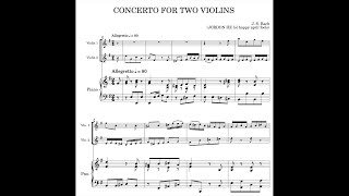 NEWLY DISCOVERED: J.S. Bach Double Violin Concerto in E minor with score