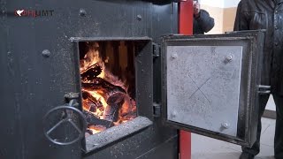 Котел на дровах запустили у Кременці