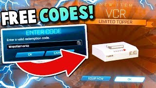 ALL UPDATED *FREE* REDEEM CODES ON ROCKET LEAGUE!
