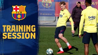 Barça showcase their lightning-quick rondos ⚡