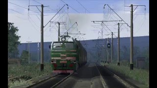Train simulator_Маршрут "ст.им.Шевченко - Цветково"_Товарный на пропуск.