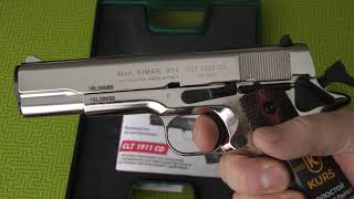 Кольт CLT Colt 1911  CO хром СХП пистолет - внешний вид