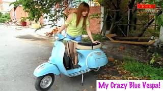 MY CRAZY BLUE VESPA | Trailer 2| VESPA  #kickstartbabes #vespa #rev
