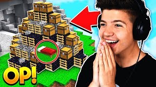 WORLDS MOST OP BED DEFENSE! | Minecraft BED WARS