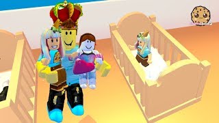 My New Family ! Adopt Me Roblox Family Game with Cookie Swirl C