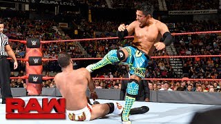 Akira Tozawa vs. Ariya Daivari: Raw, July 17, 2017