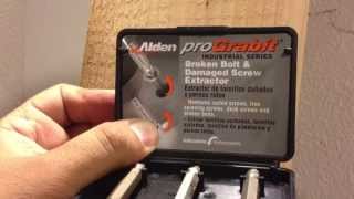 How to Remove A Stripped Screw - Alden Pro Grabit Video Review