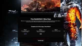 Battlefield 4 Beta Key! How To Get One!! [Working Mar 31.]
