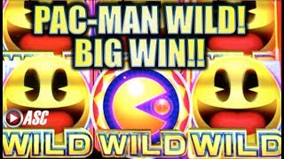 ★NEW SLOT!! BIG WIN!★ PAC-MAN (WILD EDITION) MAX BET Slot Machine Bonus (Ainsworth)
