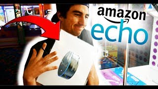 Won An Amazon Echo From Drop The Hook Arcade Redemption Game! ArcadeJackpotPro