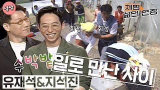 [체험 삶의 현장][노동맨] 유재석&지석진, (수박밭)일로 만난 사이~~
