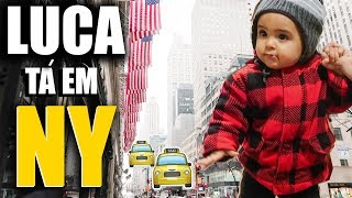 Primeira vez em NY do baby Luca!