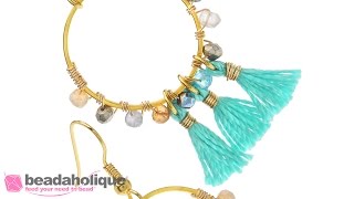 How to Make a Tassel with a Wire Wrapped Band