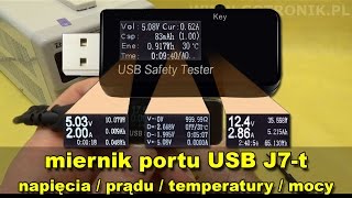 Miernik portu USB typ J7-t