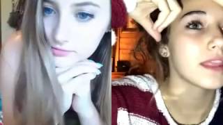 Christina Crockett  and Maund sisters Play ' Never have I ever ' Web Chat