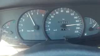 Разгон до 200 км/ч. Opel Omega B 2.5DTi m57.