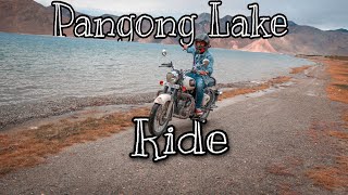Leh City To Pangong Lake Dangerous Snowy Ride | Ladakh Ride 2019  Nepali Motovlogger | Episode 7 |