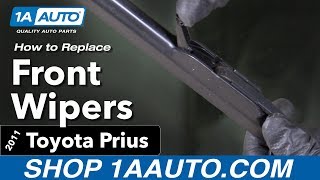 How to Replace Front Wiper Blades 10-15 Toyota Prius