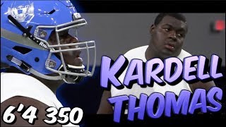 Kardell Thomas '19 | ?? 6'4 350 |  Southern University Lab H.S (Baton Rouge, LA) 5 Star LSU Commit