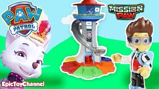 Paw Patrol Sweetie The Robber from Nickelodeon Mission Paw at My Size Look Out Tower Gets Caught