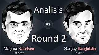 Sergey Karjakin vs Magnus Carlsen (Analysis)(Round 2 of FIDE World Chess Championship 2016