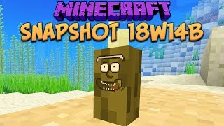 Minecraft 1.13 Snapshot 18w14b Sea Pickle & Renamed Corals!