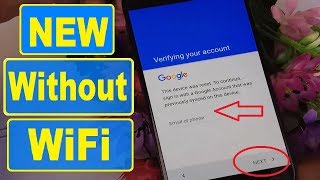 All Samsung,Google Account Verification,Without WiFi,Without PC, 7.0 - Android Unlock
