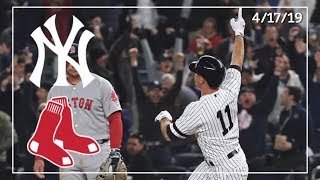 Boston Red Sox @ New York Yankees | Yankee Highlights | 4/17/19