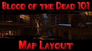 Zombies 101 :: Blood of the Dead 101 :: Map Layout, Perk Statues, Mystery Box Locations, Walkthrough
