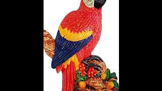 Como pintar una Guacamaya en ceramica