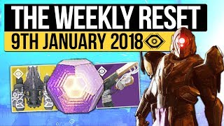 Destiny 2 | WEEKLY RESET! - New Year Update, Milestones, Nightfall & Vendor Stock (9th January 2018)