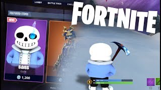 UNDERTALE'S SANS MEGALOVANIA IN FORTNITE!!