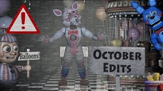 FNAF EDITS COMPILATION || October 2016 || epicsurfingvids